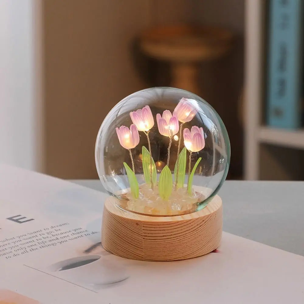 Tulip Night Light Cute DIY