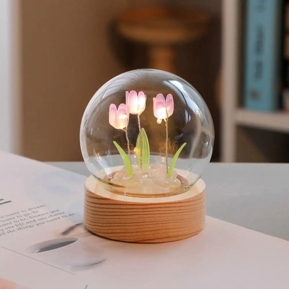 Tulip Night Light Cute DIY